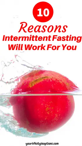 Apple and water images about intermittent fasting