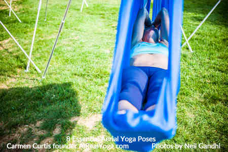 8. Floating Savasana with Assisted Foot and Back Massage - Aerial Yoga Is It Right For You
