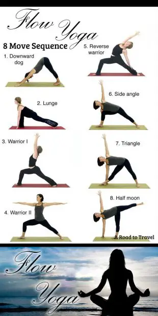 Flow Yoga Beginners Information and Poses-