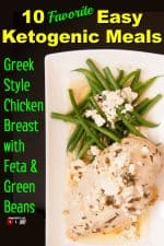 Greek Style Chicken Breast Low Carb with Feta and Green Beans