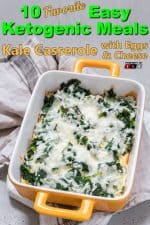 Kale Casserole with Eggs and Cheese