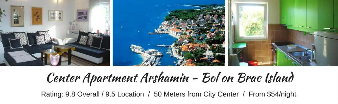 Center Apartment Arshamin, Brac Island, Croatia
