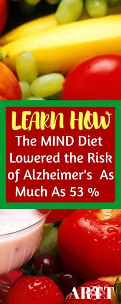 The MIND diet has lowered the risk of Alzheimers