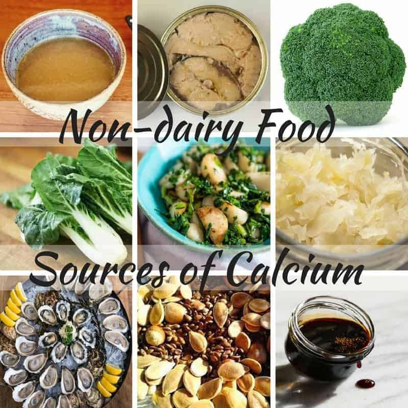 Non-dairy Food Sources of Calcium
