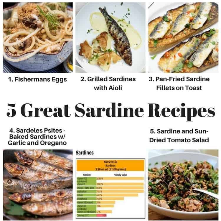 5 Great Sardine Recipes - Sardines Are A Superfood