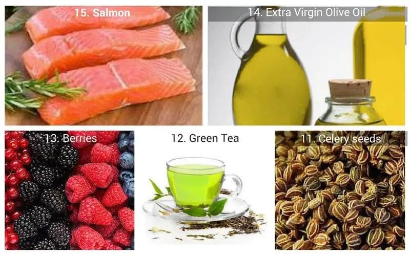 FOODS TO FIGHT INFLAMMATION: #15 through #11