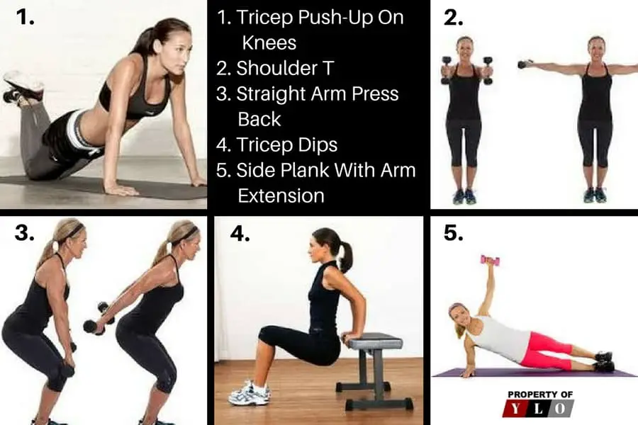 Remove Arm Fat Fast with 10 Quick Exercises 1-5