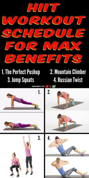 HIIT Workout Schedule For Max Benefits 4