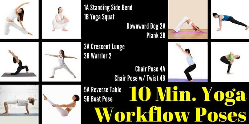 10 Minute Yoga Workflow Energy Booster Yoga Poses