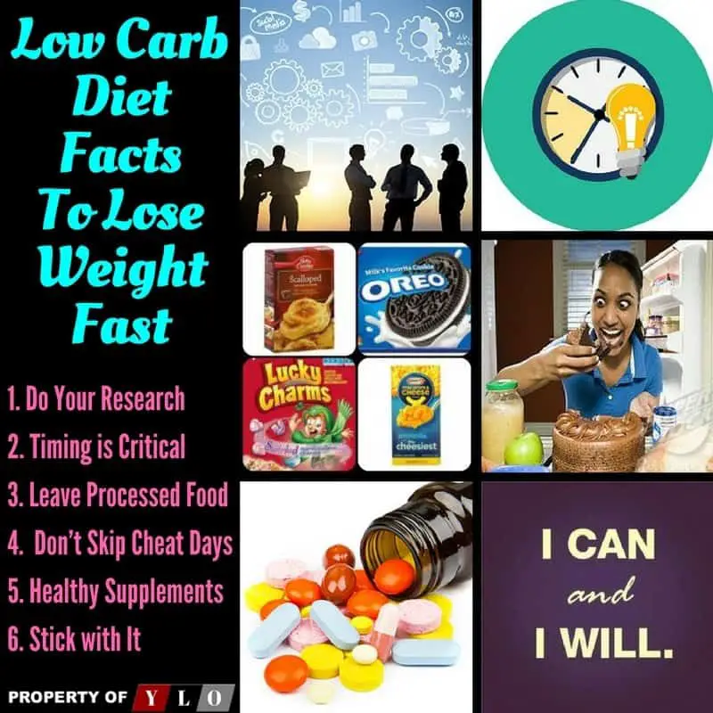 6 Low Carb Diet Facts To Lose Weight Fast