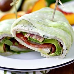 Low Carb Meal Plan - 1 California Turkey and Bacon Lettuce Wraps