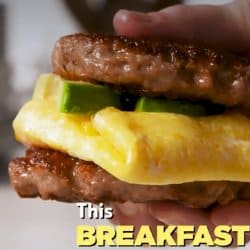 Low Carb Meal Plan - 2. Keto Sausage Breakfast