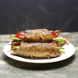 Low Carb Meal Plan - 2. Steak Rolls