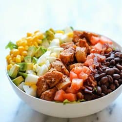 Low Carb Meal Plan - 6 BBQ Chicken Cobb Salad