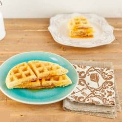 Low Carb Meal Plan - 6. Ham and Cheese Waffle