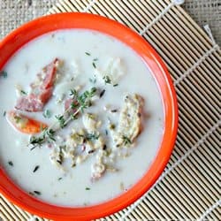 Low Carb Meal Plan - 7. Easy Paleo Clam Chowder Recipe in 30 minutes