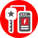 facebook key icon
