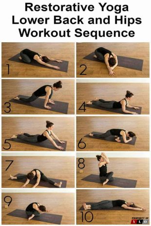 Restorative Yoga Lower Back and Hops Workout Sequence