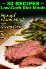 Seared Flank Steak with Green Beans and Mushrooms-2