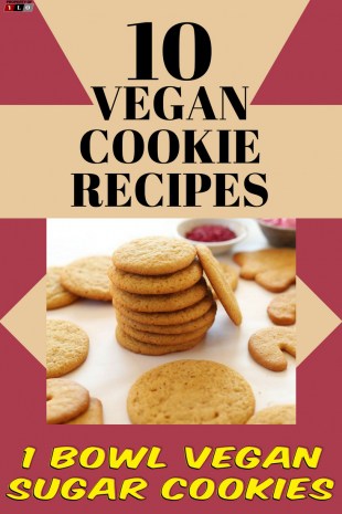 1 Bowl Vegan Sugar Cookies