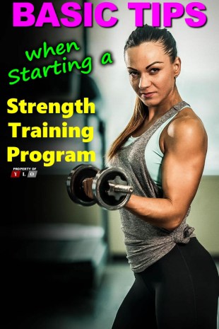 Basic Tips when starting a Strength Training Program